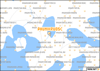 map of Phumĭ Kruŏs (2)