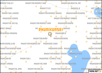 map of Phumĭ Kumsei