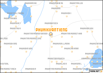 map of Phumĭ Kvăn Tiĕng