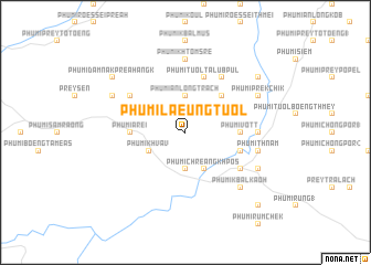 map of Phumĭ Laeung Tuŏl