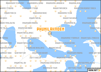 map of Phumĭ Lăk Nœ̆m