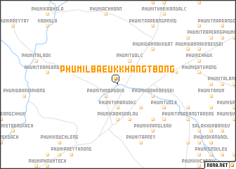 map of Phumĭ Lbaeuk Khang Tbong