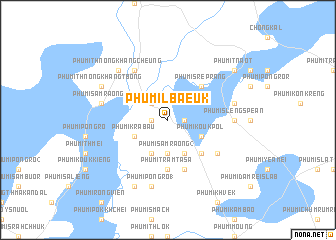 map of Phumĭ Lbaeuk