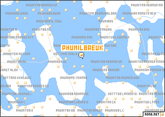 map of Phumĭ Lbaeuk