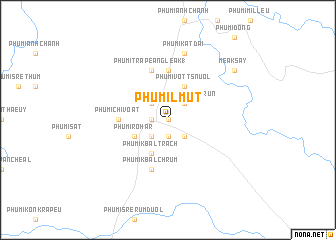 map of Phumĭ Lmut