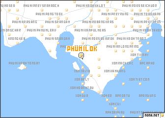 map of Phumĭ Lôk