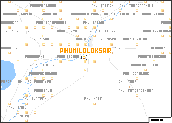 map of Phumĭ Lôlôk Sâr