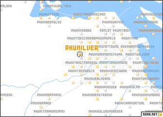 map of Phumĭ Lvéa