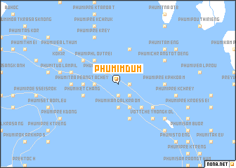 map of Phumĭ Mdŭm