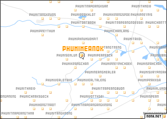 map of Phumĭ Méanôk