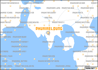 map of Phumĭ Mé Loŭng