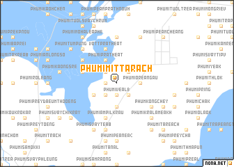 map of Phumĭ Mĭttarach