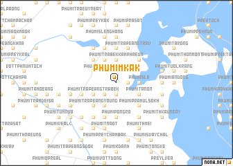 map of Phumĭ Mkăk