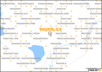 map of Phumĭ Mlĭch