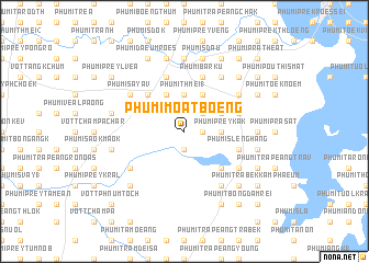 map of Phumĭ Moăt Bœ̆ng