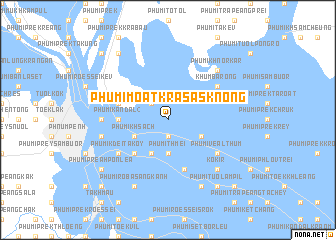 map of Phumĭ Moăt Krâsăs Knŏng