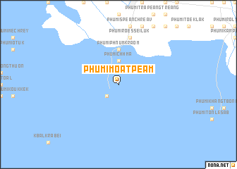 map of Phumĭ Moăt Péam