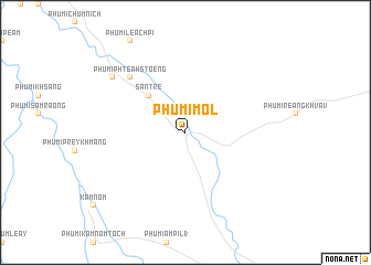 map of Phumĭ Mól