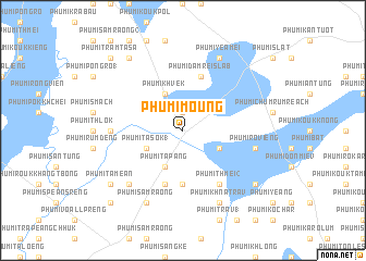 map of Phumĭ Moŭng