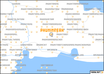 map of Phumĭ Mreăh