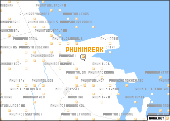 map of Phumĭ Mreăk