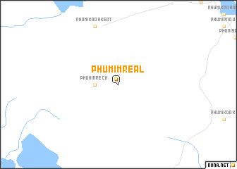 map of Phumĭ Mréal