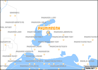 map of Phumĭ Mrénh