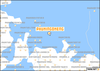 map of Phumĭ Ngôméng