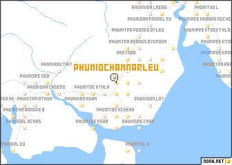 map of Phumĭ O Châmnar Leu