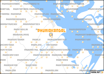 map of Phumĭ O Kândal