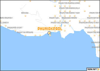 map of Phumĭ O Kraôl