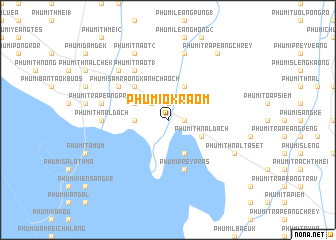 map of Phumĭ O Kraôm