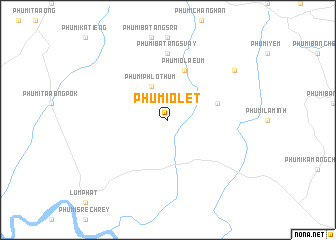 map of Phumĭ O Lĕt