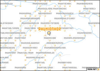 map of Phumĭ O Nhôr