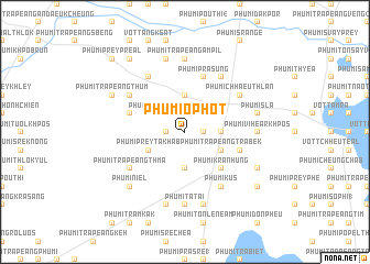 map of Phumĭ O Phŏt