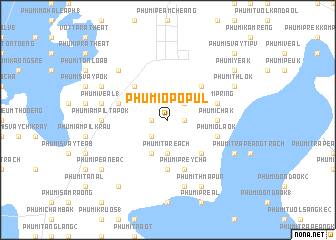 map of Phumĭ O Pôpul