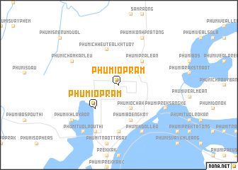 map of Phumĭ O Prăm
