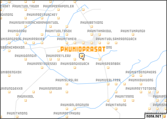 map of Phumĭ O Prasat