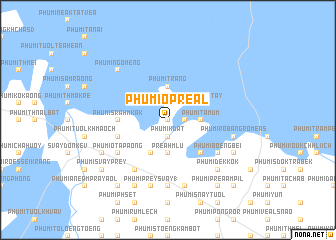 map of Phumĭ O Préal