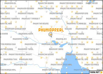 map of Phumĭ O Préal