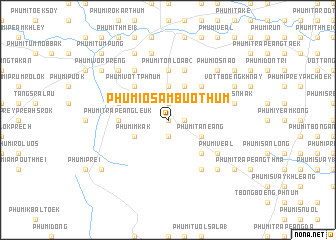 map of Phumĭ O Sâmbuŏ Thum