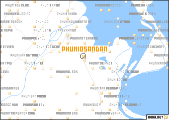 map of Phumĭ O Sândăn