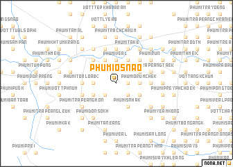 map of Phumĭ O Snaô