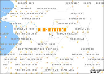 map of Phumĭ O Ta Thŏk