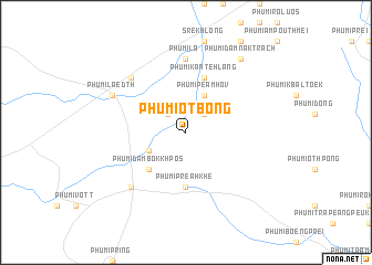 map of Phumĭ O Tbong