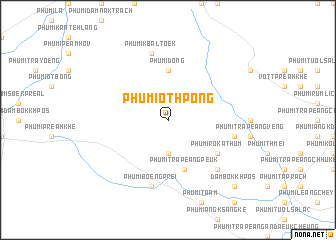 map of Phumĭ O Thpông