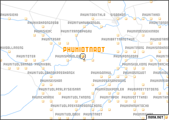 map of Phumĭ O Tnaôt