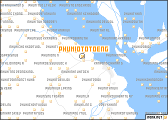 map of Phumĭ O Tôtœ̆ng