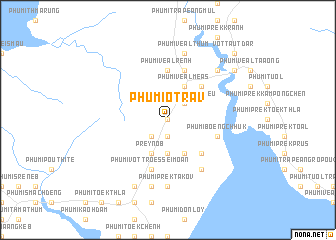 map of Phumĭ O Trav