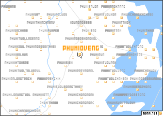 map of Phumĭ O Vêng